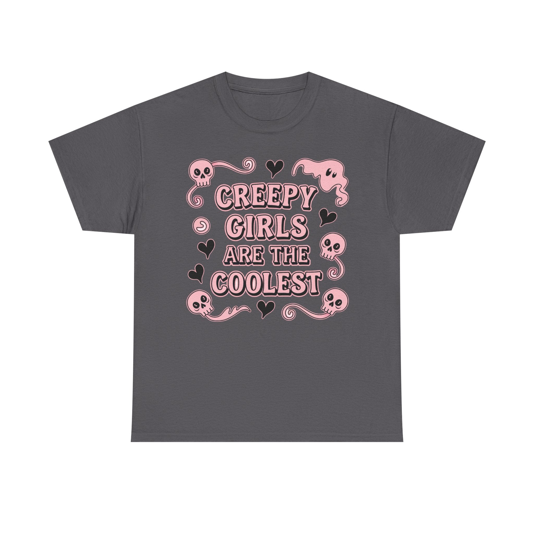 Funny Witch T Shirt - Creepy Girls Are The Coolest - Tee Shirt For Witches - Wicken T-Shirt Gift NEW