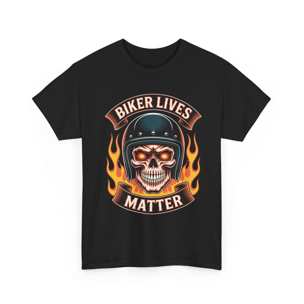 Biker Lives Matter T-Shirt - Tee Shirt For Bikers - Clothing Gift For Motorcycle Enthusiasts