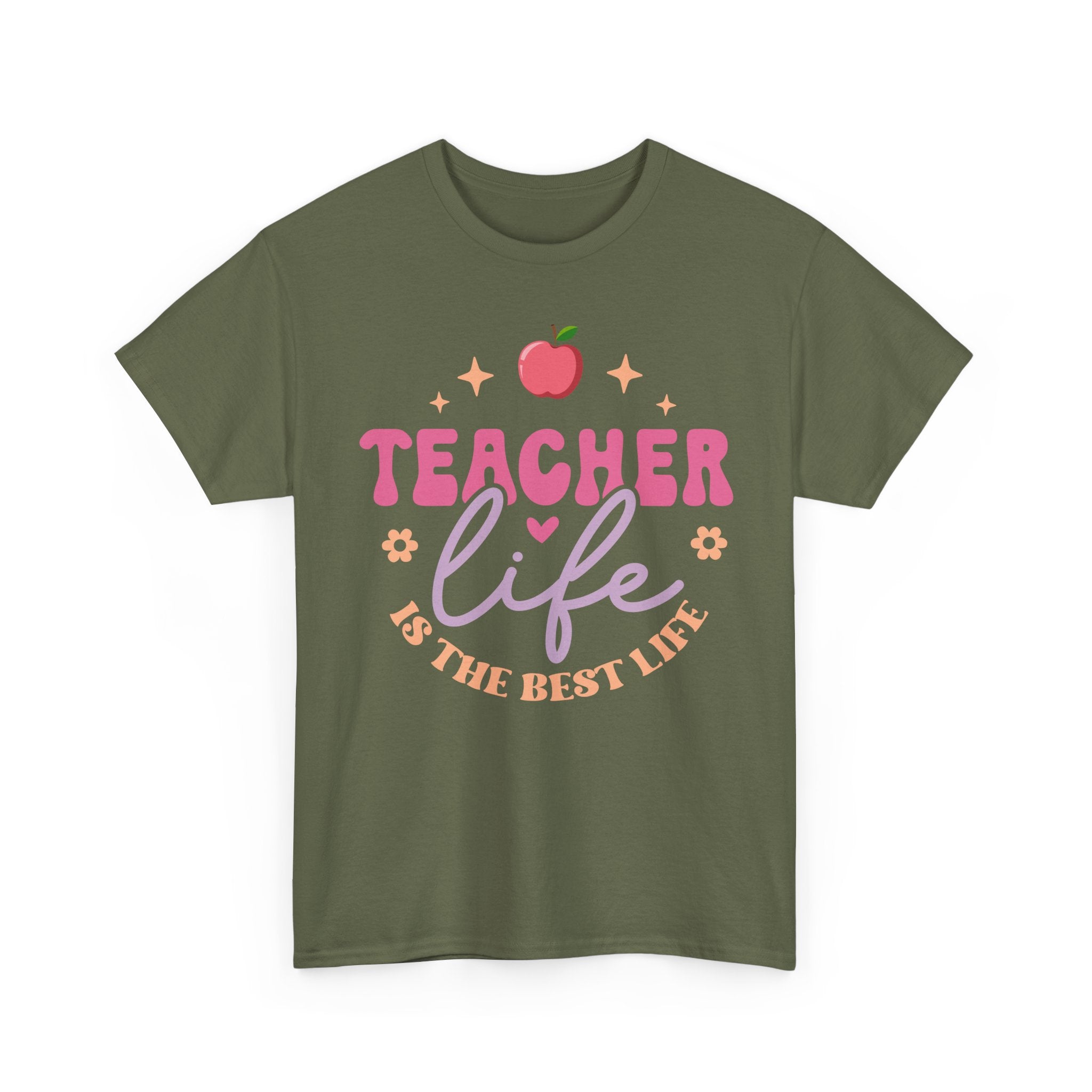 Teacher Life Is The Best Life Tee Shirt - Funny T-Shirt Gift For Teachers - End Of School Present