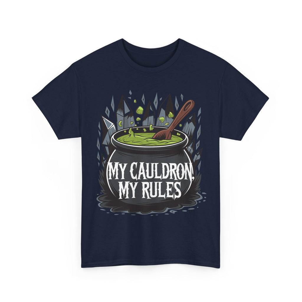 Funny Witch T-Shirt - My Cauldron My Rules - Wicken t Shirt - Gift Tee For Witches NEW