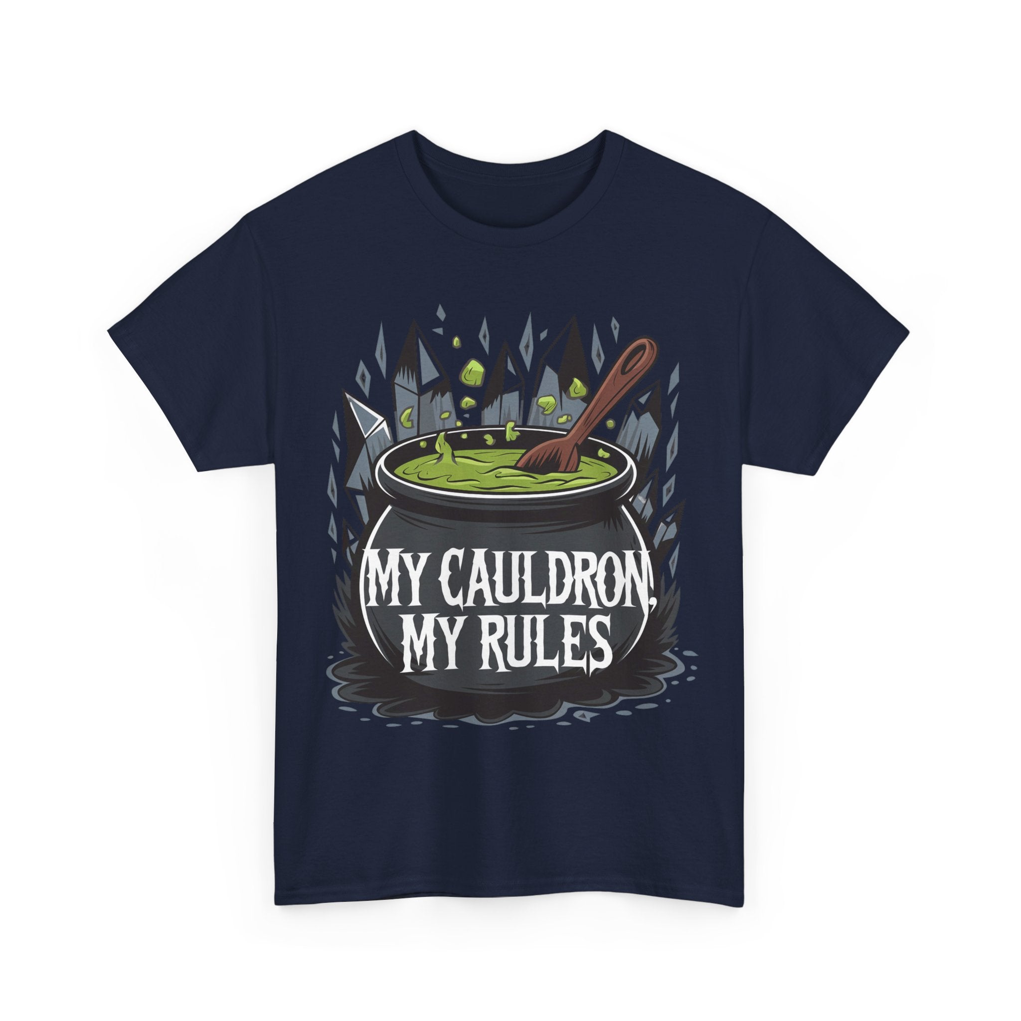 Funny Witch T-Shirt - My Cauldron My Rules - Wicken t Shirt - Gift Tee For Witches NEW