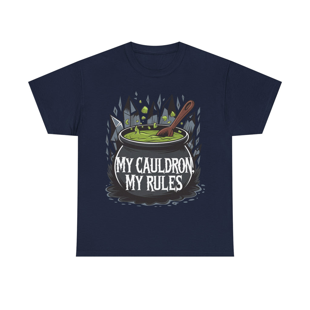 Funny Witch T-Shirt - My Cauldron My Rules - Wicken t Shirt - Gift Tee For Witches NEW