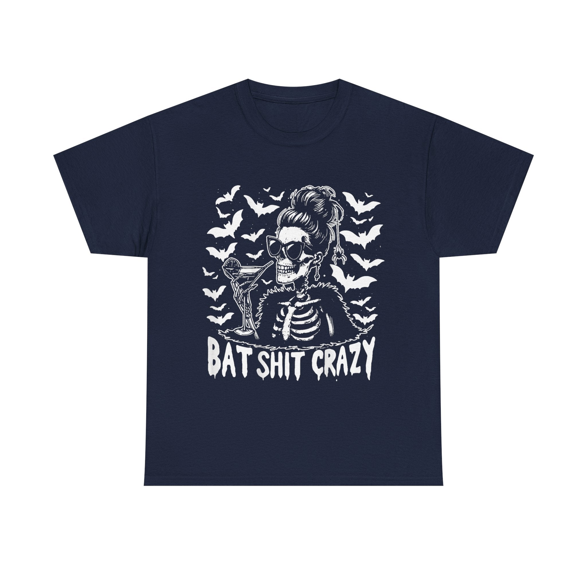 Funny T-Shirt - Bat Shit Crazy Tee Shirt - Gift For Witch - Wicken T Shirt For Witches - NEW