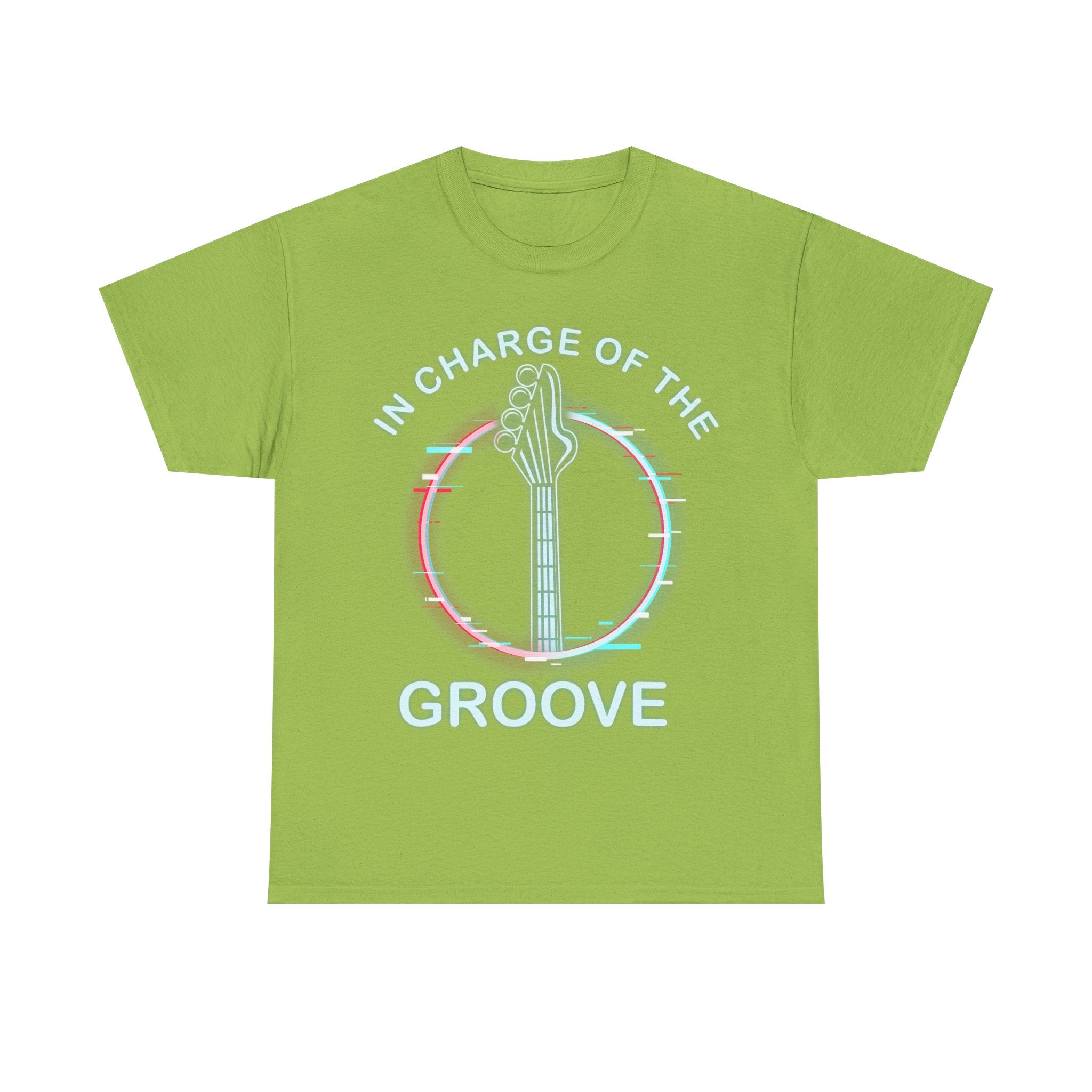 Bass Guitar Groove Tee Shirt - I'm in Charge of the Groove - Music T-Shirt Gift For Bassist