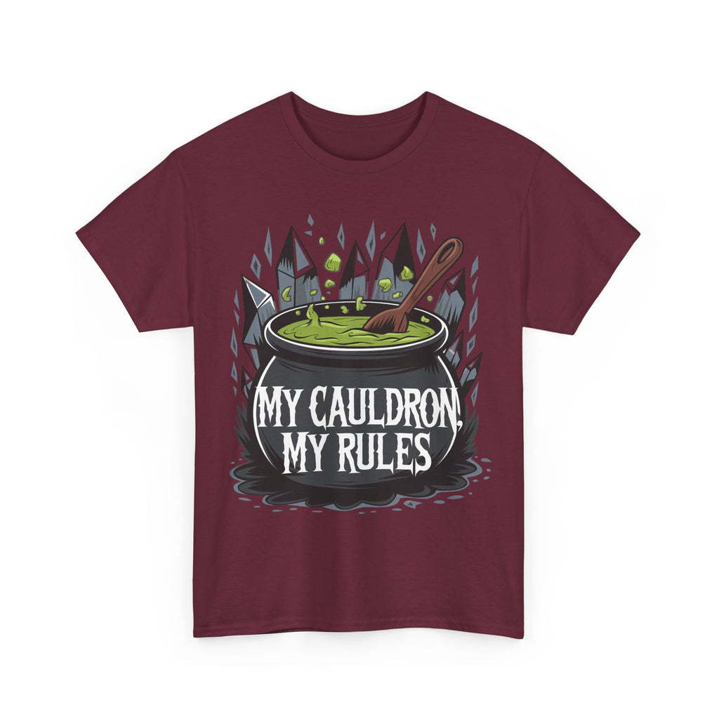 Funny Witch T-Shirt - My Cauldron My Rules - Wicken t Shirt - Gift Tee For Witches NEW