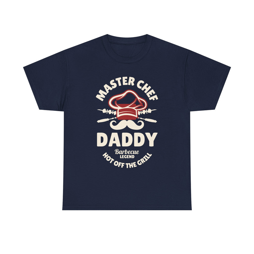 Master Chef Daddy T-Shirt - Funny Dad BBQ Tee Shirt - Fathers Day Dads Birthday Funny Gift NEW