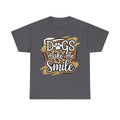 Dog Lover Tee Shirt - Dogs Make Me Smile - Funny T-Shirt Gift For Dog Owner