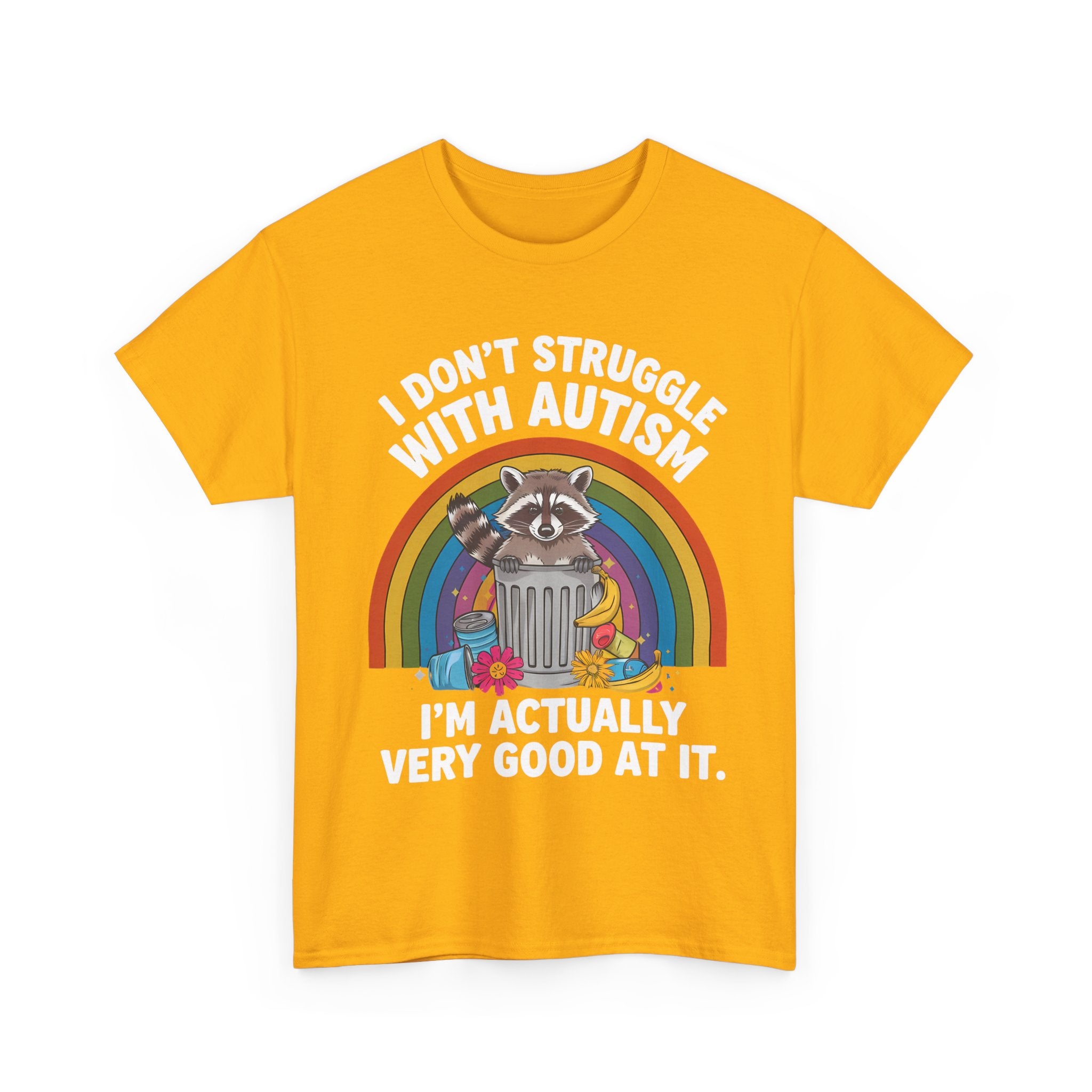 Autism Pride T‑Shirt - I Don’t Struggle With Autism, I’m Actually Very Good At It-  Funny Neurodiverse Tee Shirt