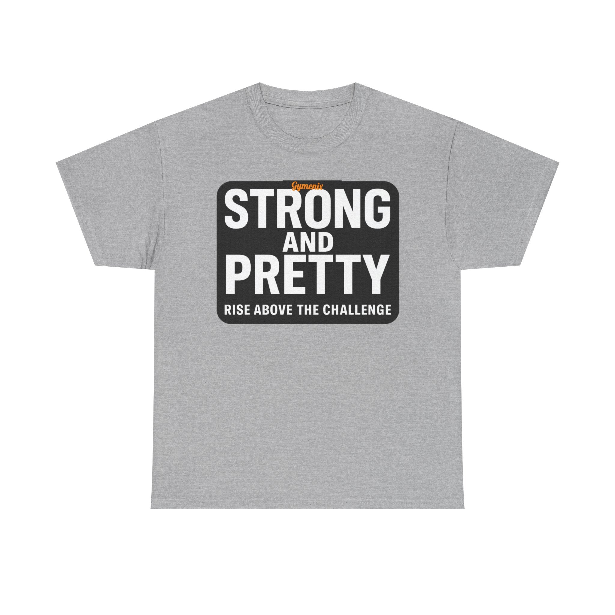 Strong and Pretty Tee Shirt - Funny Gym Slogan Workout T-Shirt From Gymenix NEW