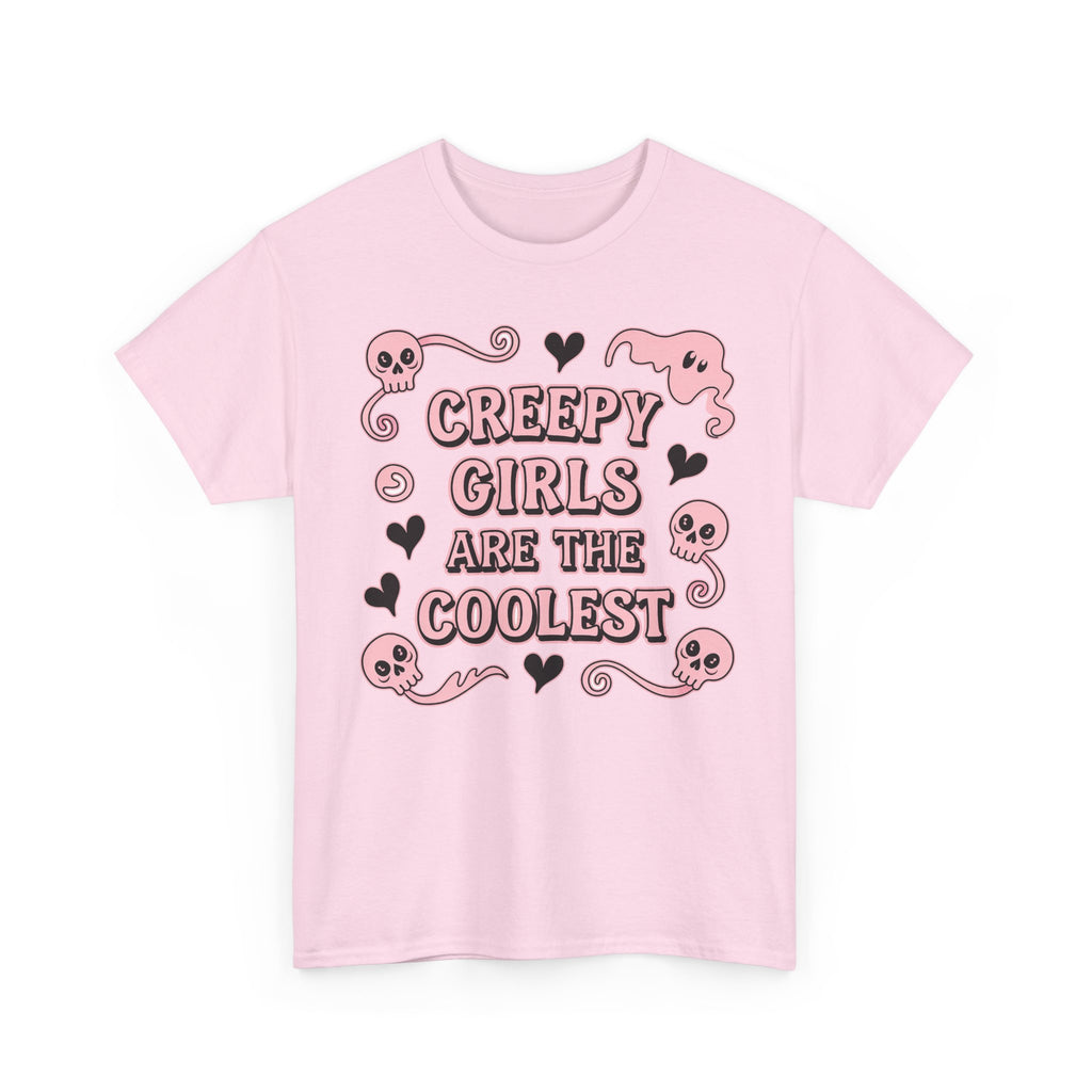 Funny Witch T Shirt - Creepy Girls Are The Coolest - Tee Shirt For Witches - Wicken T-Shirt Gift NEW