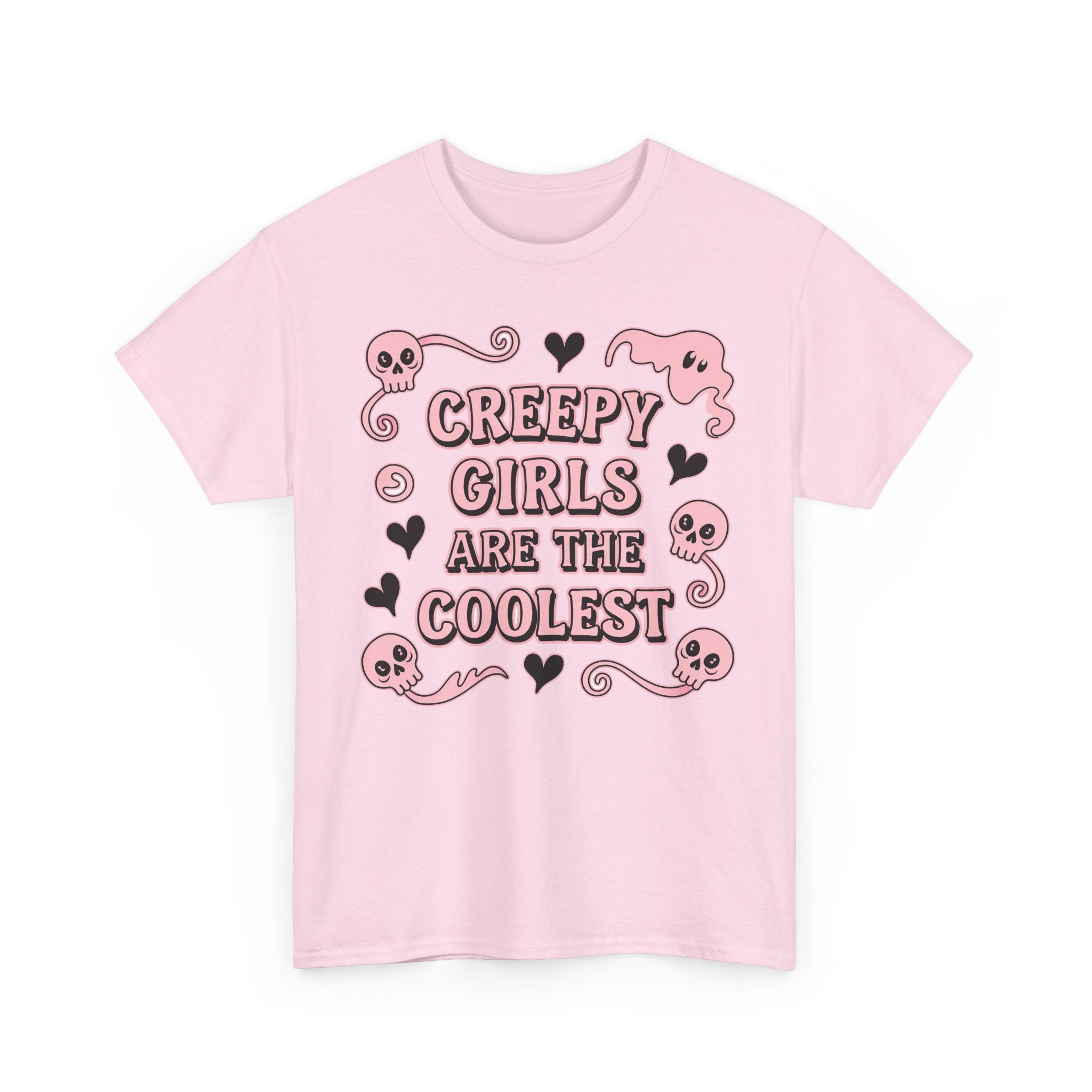 Funny Witch T Shirt - Creepy Girls Are The Coolest - Tee Shirt For Witches - Wicken T-Shirt Gift NEW