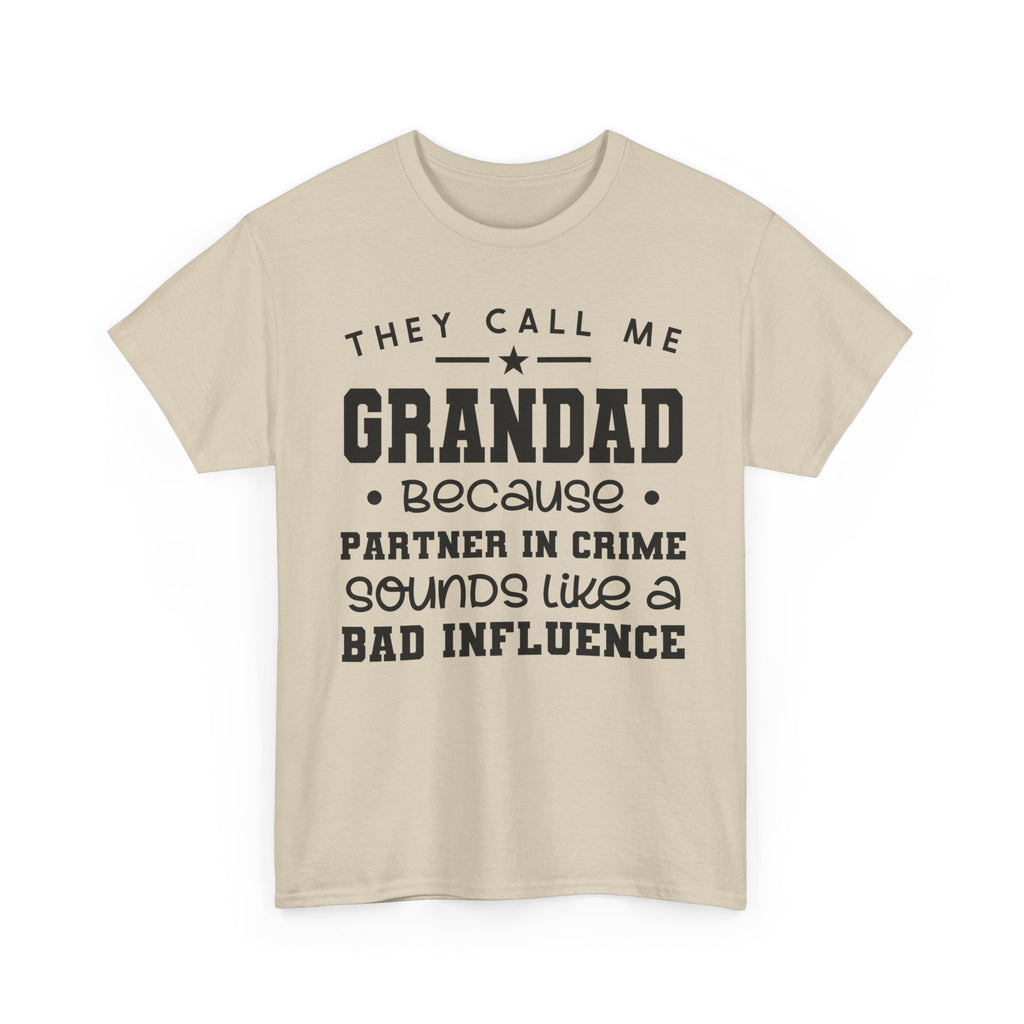They Call Me Grandad Tee Shirt - T-Shirt For Grandfather - Funny Gift For Grandpa Grandad NEW