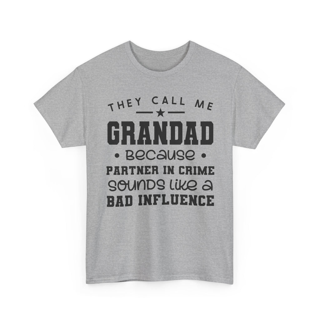 They Call Me Grandad Tee Shirt - T-Shirt For Grandfather - Funny Gift For Grandpa Grandad NEW