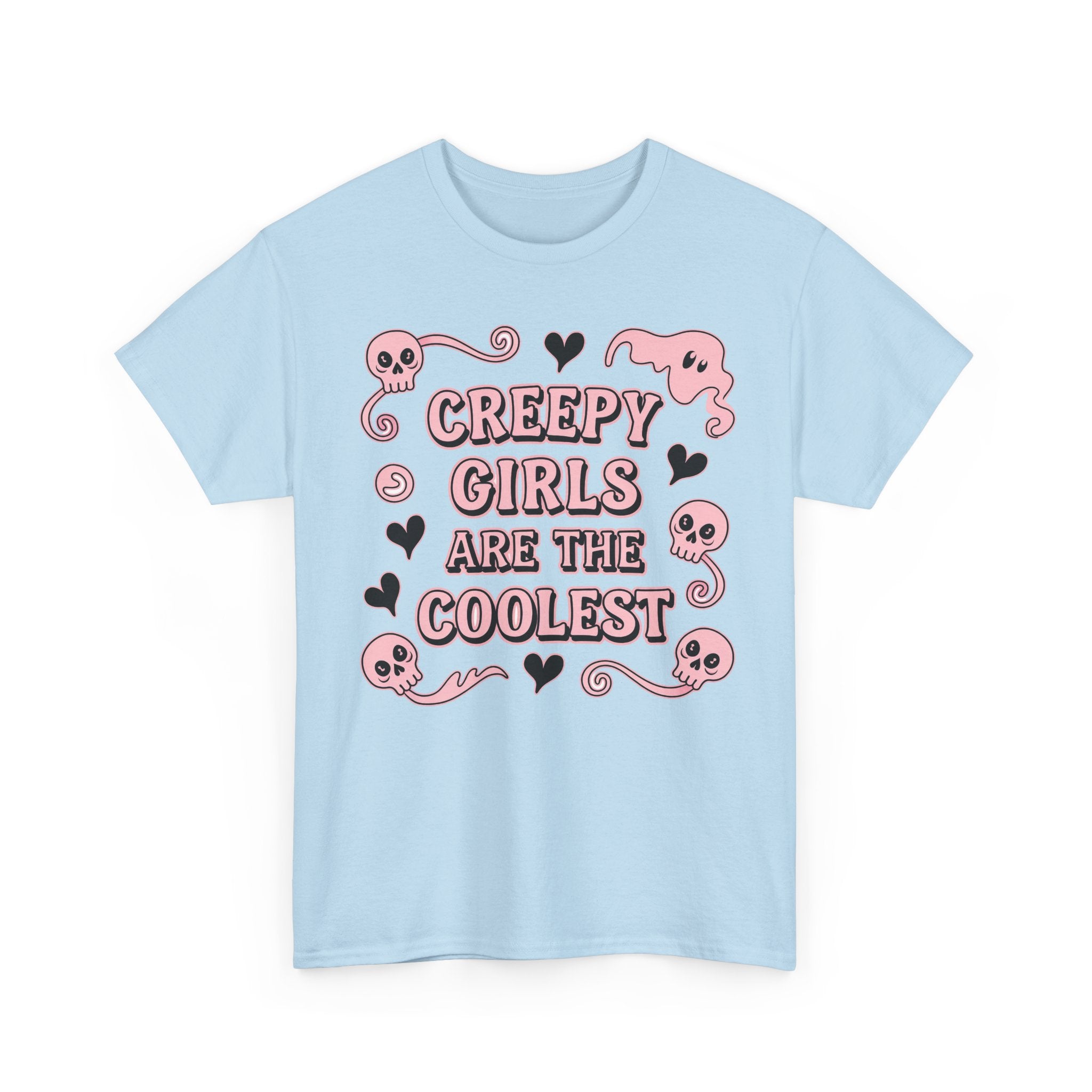 Funny Witch T Shirt - Creepy Girls Are The Coolest - Tee Shirt For Witches - Wicken T-Shirt Gift NEW