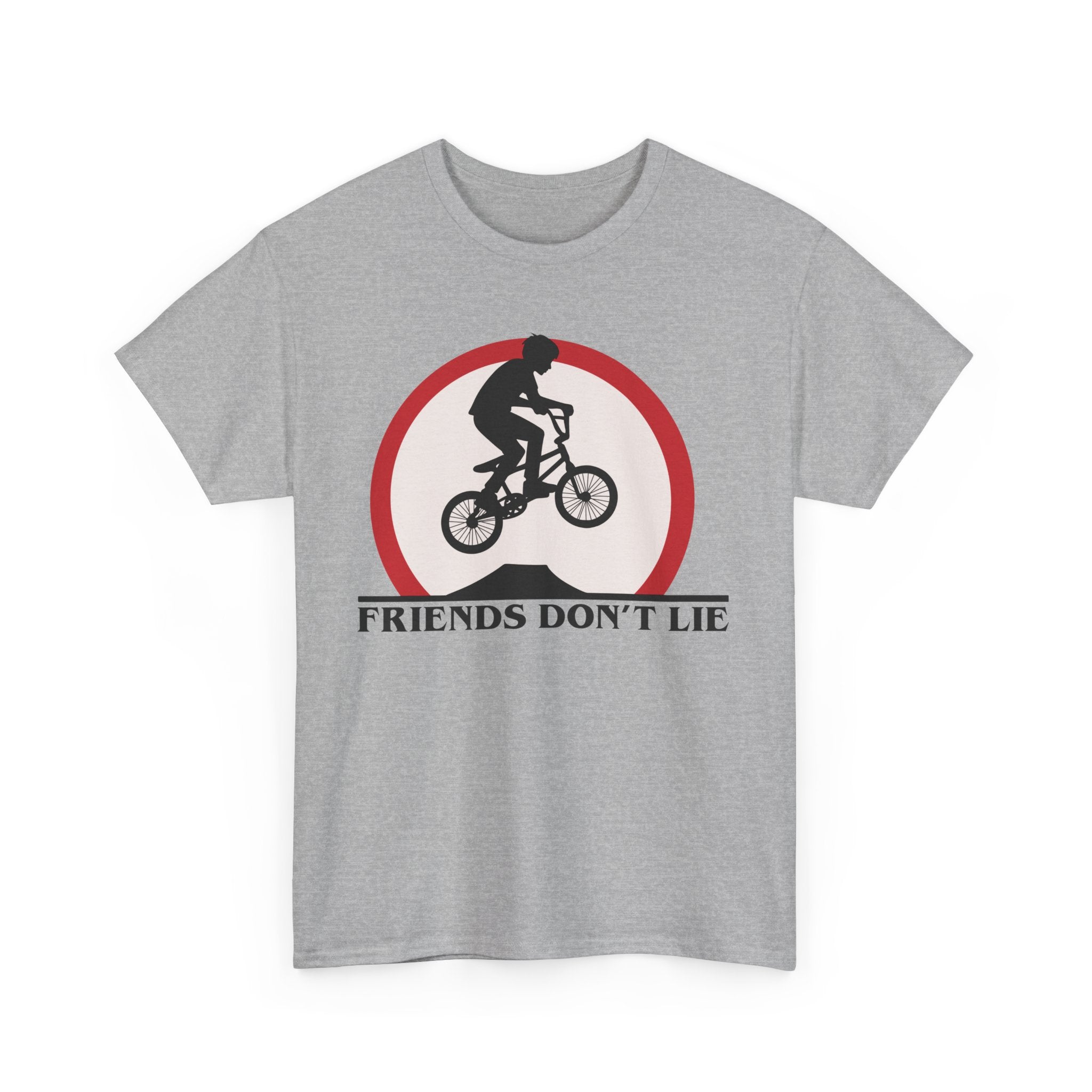 T‑Shirt - Friends Don't Lie - Stranger Things - BMX Rider Graphic Tee