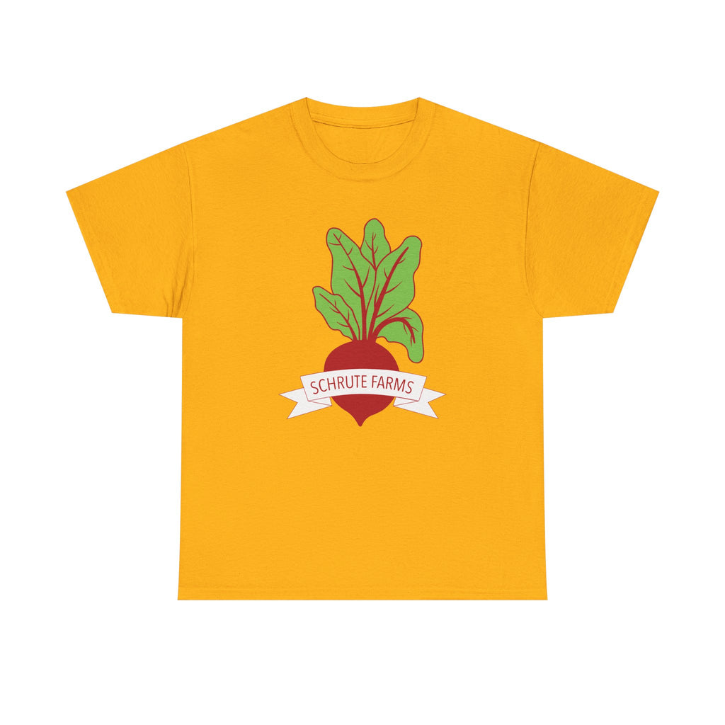 T-Shirt - Schrute Farms Beet Graphic Tee Shirt - Dwight - The Office US - NEW