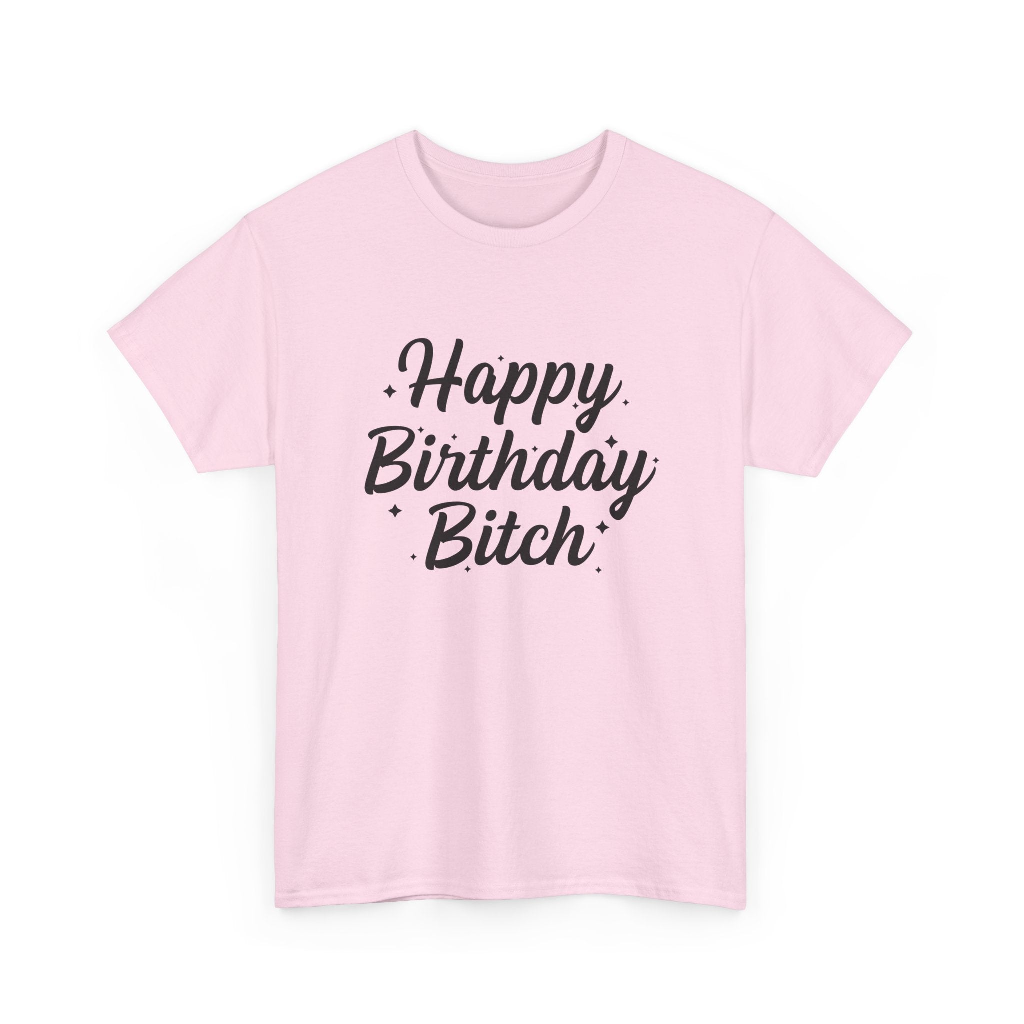 Birthday Tee Shirt - Happy Birthday Bitch - Funny Adult Graphic T-Shirt Gift