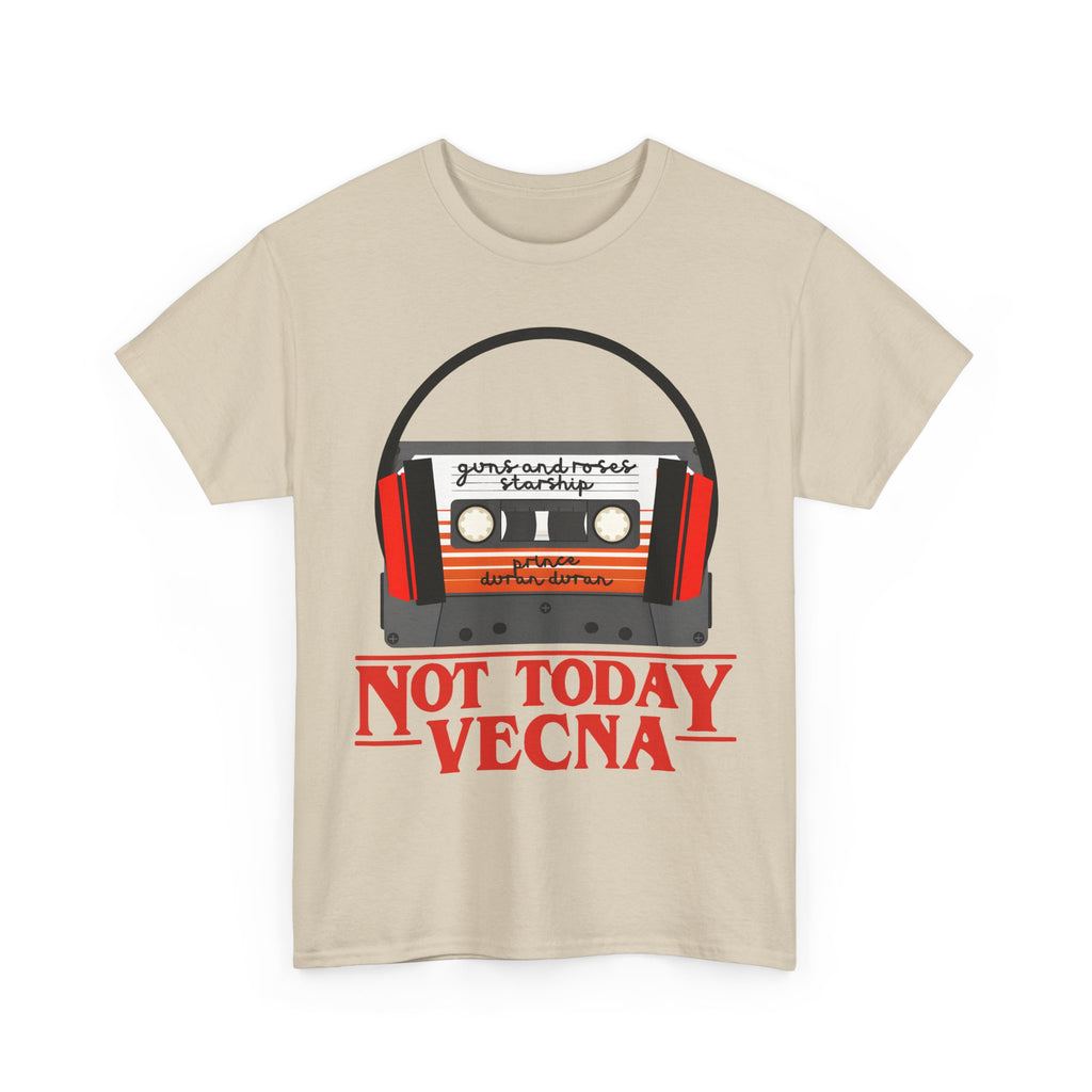 Not Today Vecna Cassette T-Shirt - Retro Stranger Things Tee Shirt - NEW