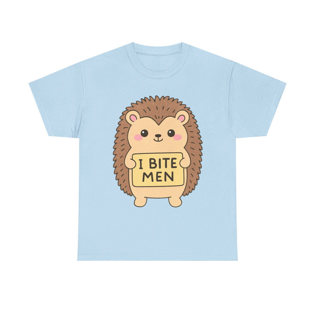 Funny Feminism T-Shirt - I Bite Men - Tee Shirt For Feminist - Anti Patriachy Gift NEW