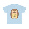 Funny Feminism T-Shirt - I Bite Men - Tee Shirt For Feminist - Anti Patriachy Gift NEW