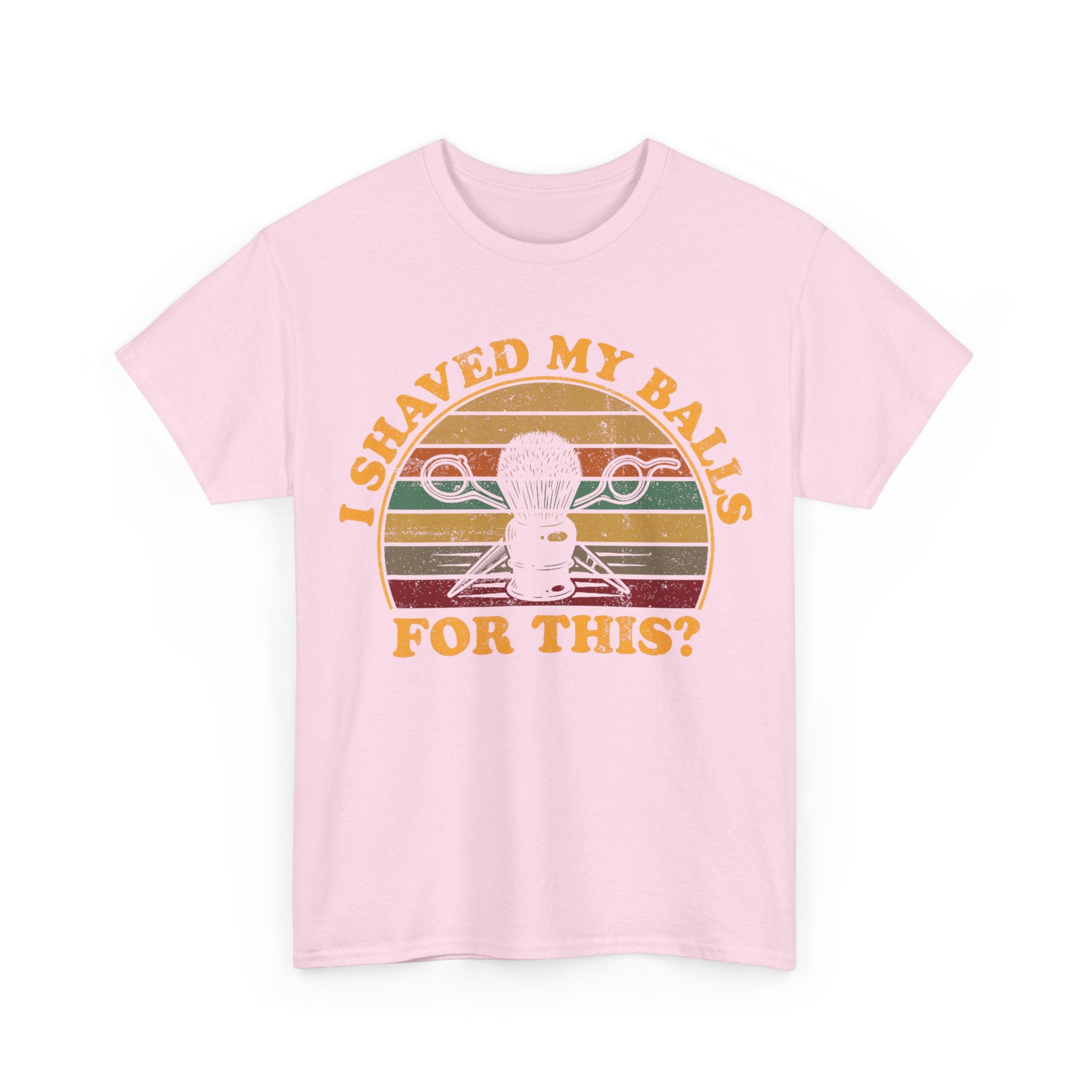Funny Golf T-Shirt - I Shaved My Balls For This - Curb Your Enthusiasm - Rude Gift Tee Shirt