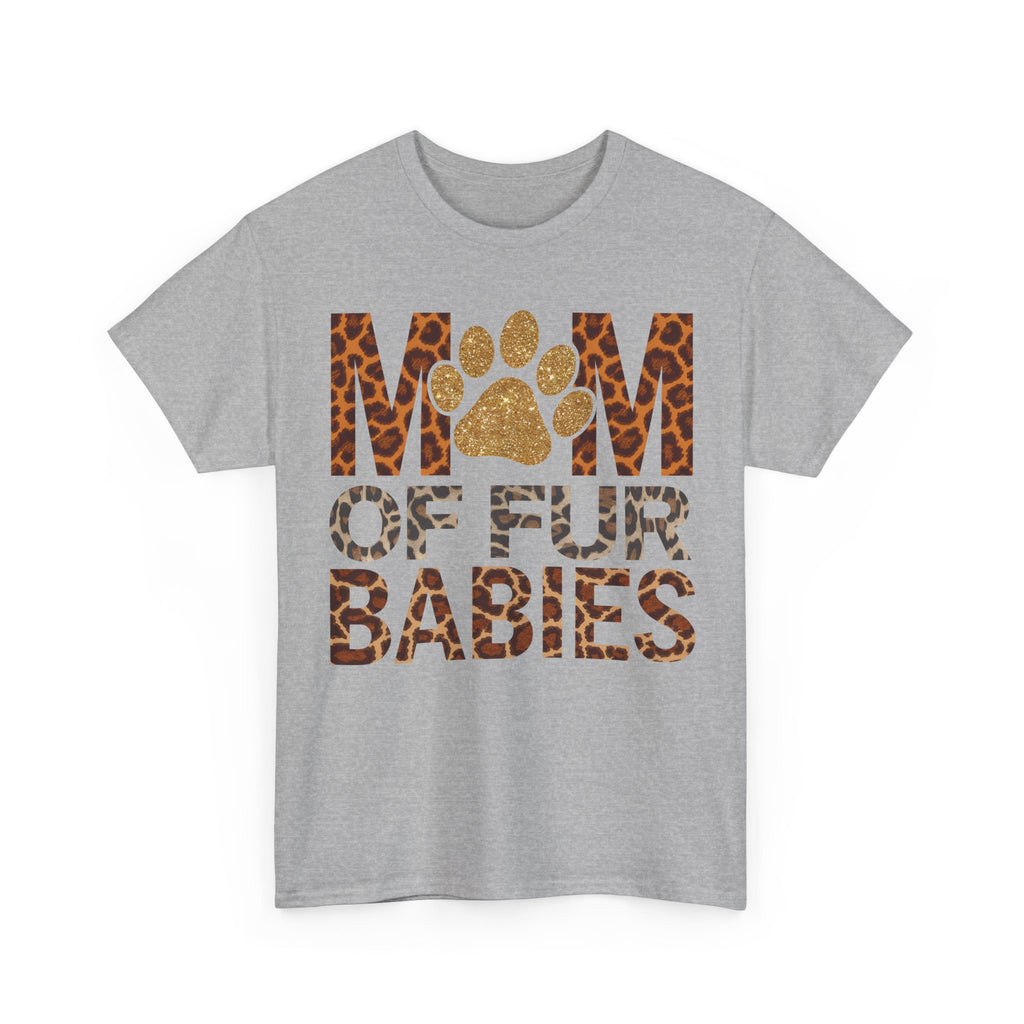Mum Of Fur Babies Tee Shirt - Dog Lover T-Shirt - Funny Gift For Owner Of Dogs NEW