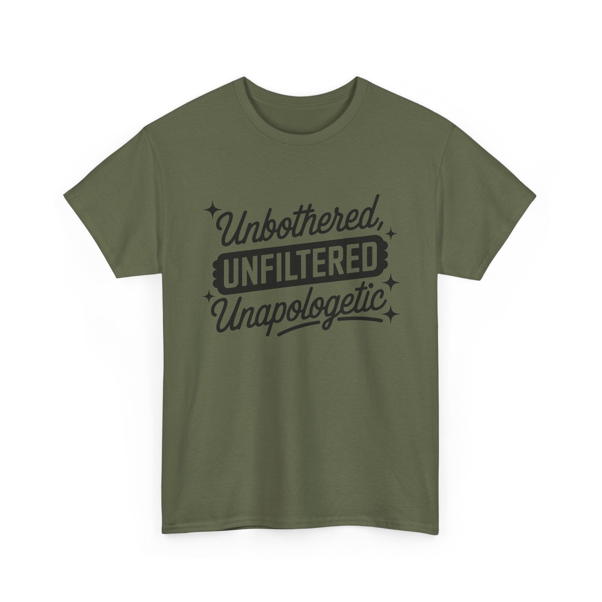 Unbothered Unfiltered Unapologetic - Funny T-Shirt - Neuro ADHD Autism Gift Tee Shirt