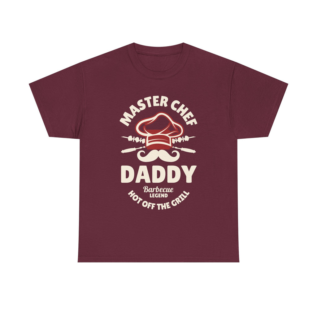 Master Chef Daddy T-Shirt - Funny Dad BBQ Tee Shirt - Fathers Day Dads Birthday Funny Gift NEW