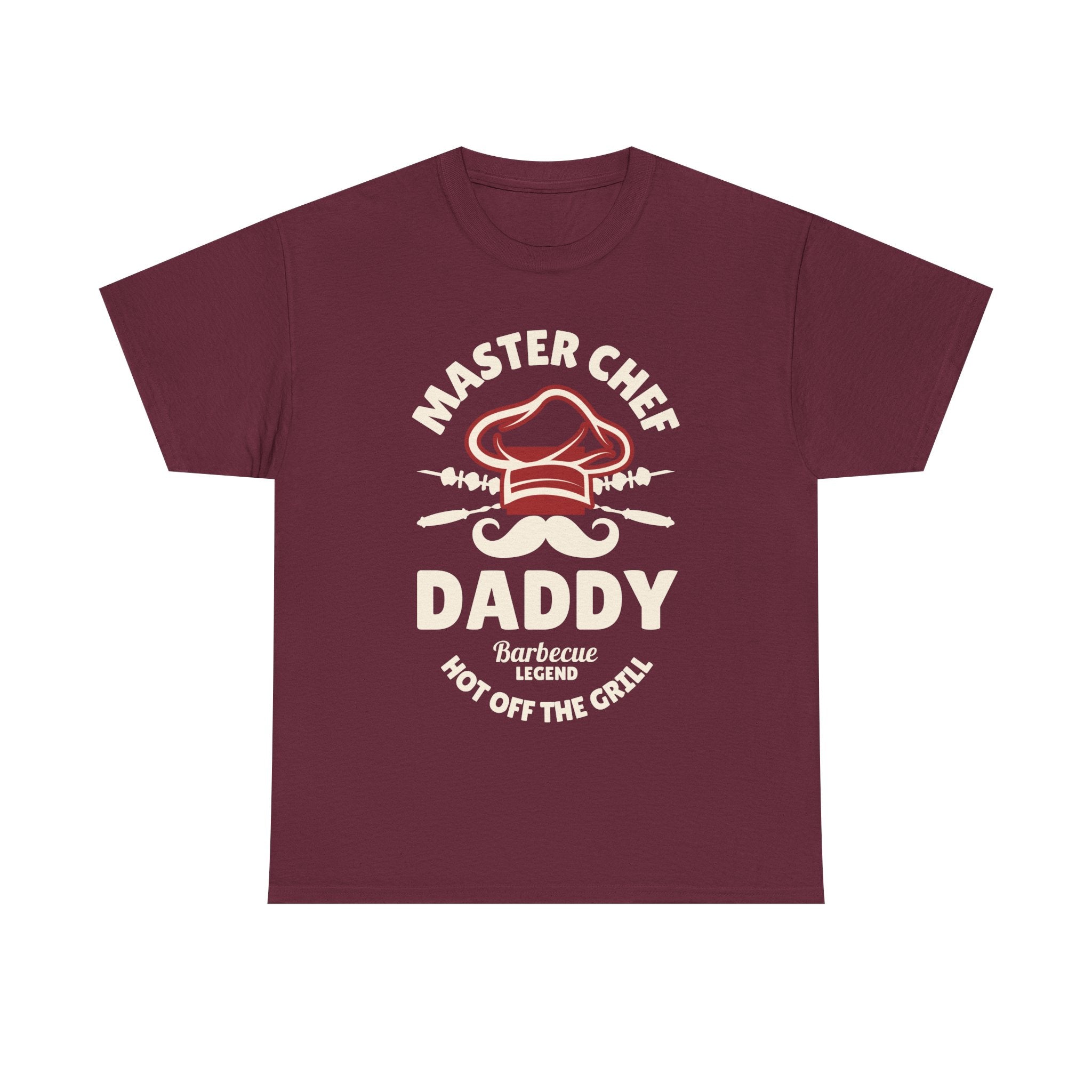 Master Chef Daddy T-Shirt - Funny Dad BBQ Tee Shirt - Fathers Day Dads Birthday Funny Gift NEW