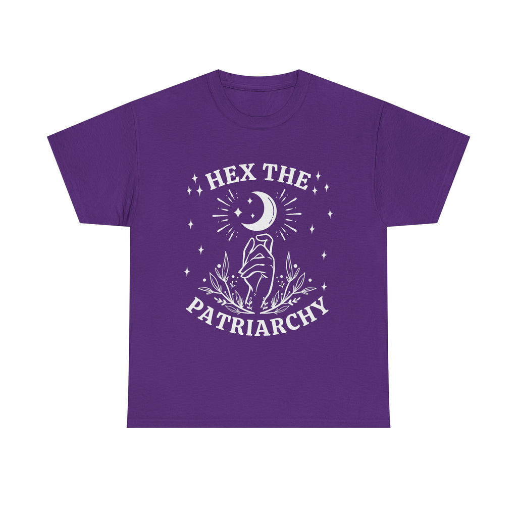 Hex The Patriachy T Shirt - Feminist Witch T-Shirt - Gift For Witches - Wicken Feminism Tee Shirt NEW