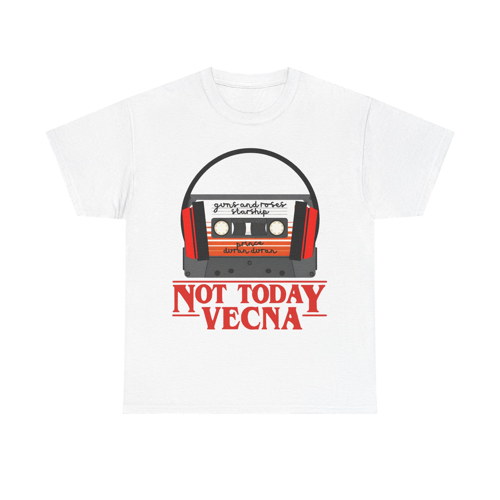 Not Today Vecna Cassette T-Shirt - Retro Stranger Things Tee Shirt - NEW