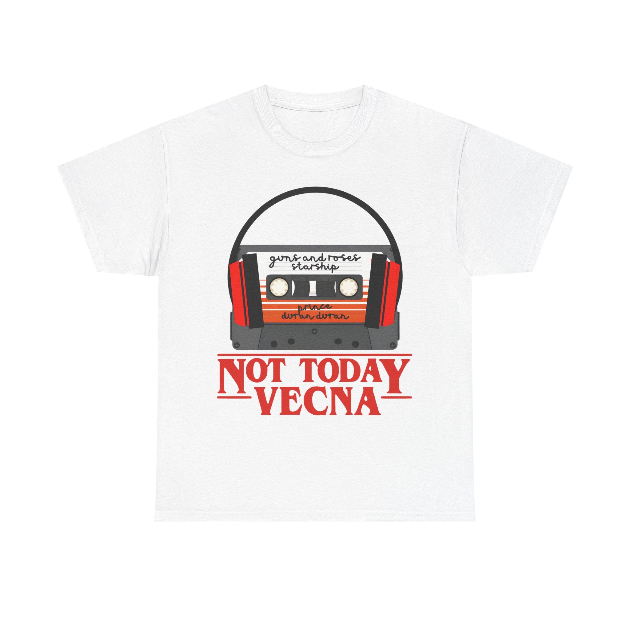 Not Today Vecna Cassette T-Shirt - Retro Stranger Things Tee Shirt - NEW