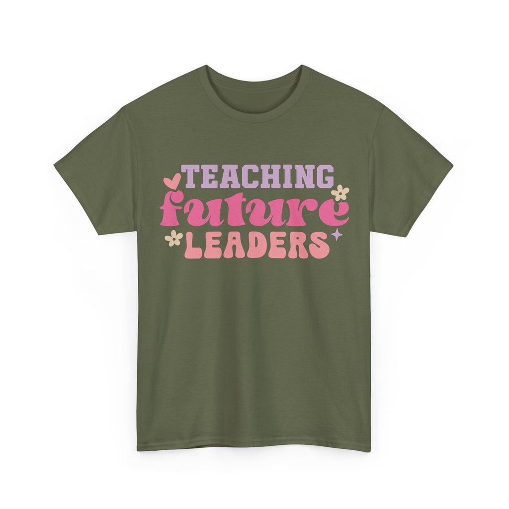 T-Shirt - Teaching Future Leaders - Tee Shirt Gift For Teachers Primary and Secondary - NEW