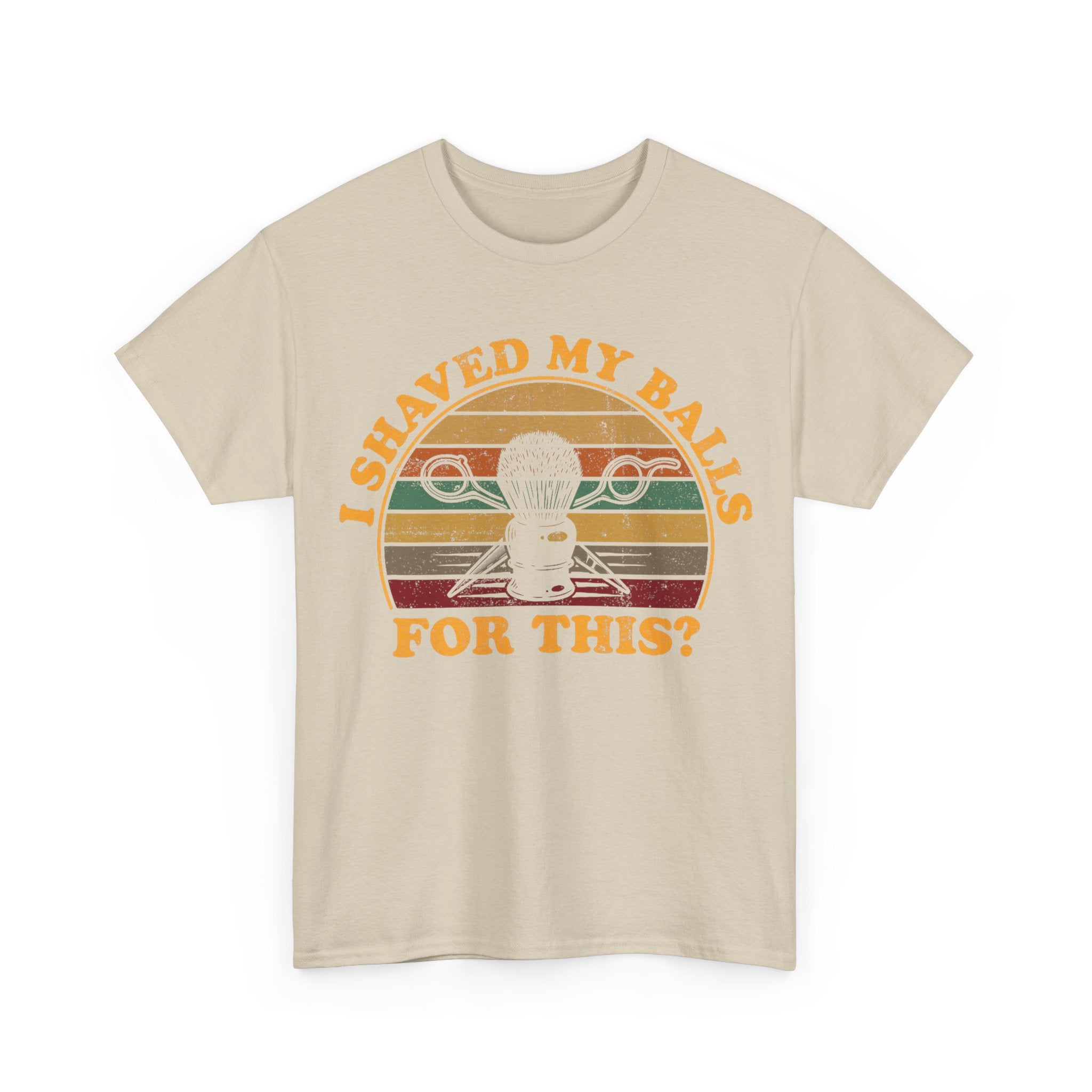 Funny Golf T-Shirt - I Shaved My Balls For This - Curb Your Enthusiasm - Rude Gift Tee Shirt