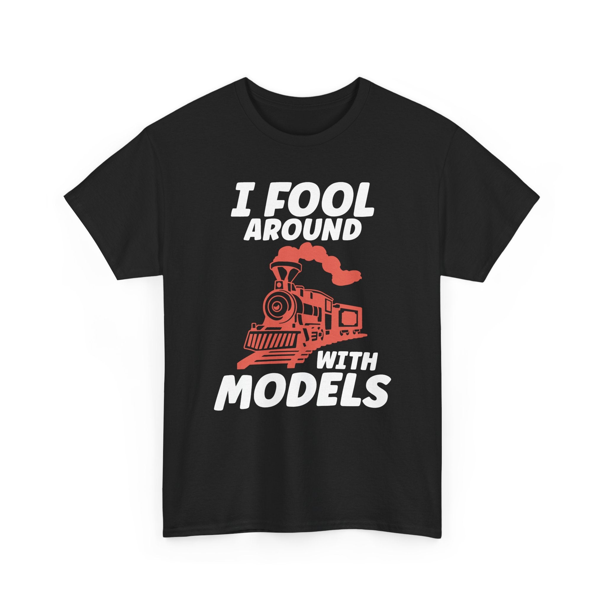 Train Set Model Tee Shirt - Funny T-Shirt Gift For Train Model Enthusiasts - Gift For Dad Grandad Into Trains