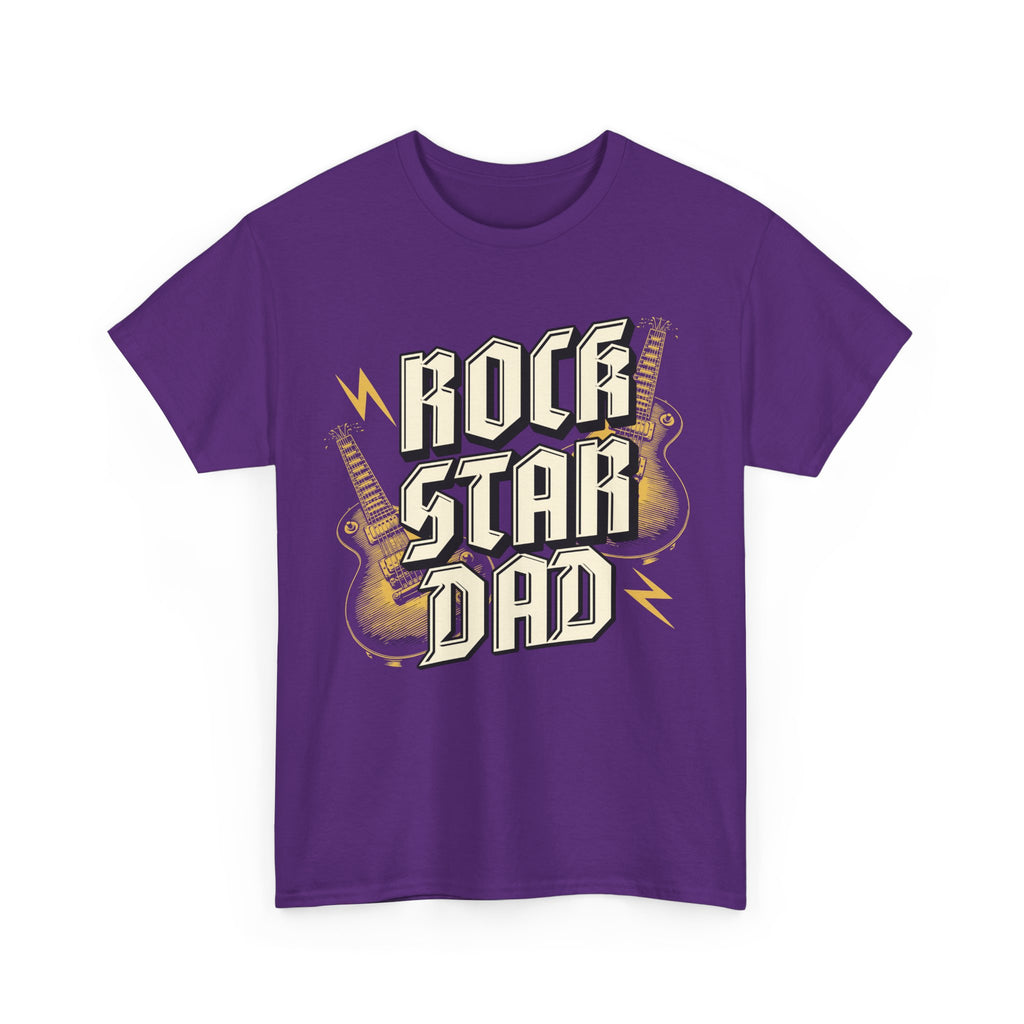 Rock Star Dad T-Shirt - Fathers Day Dads Birthday Gift Tee Shirt - NEW