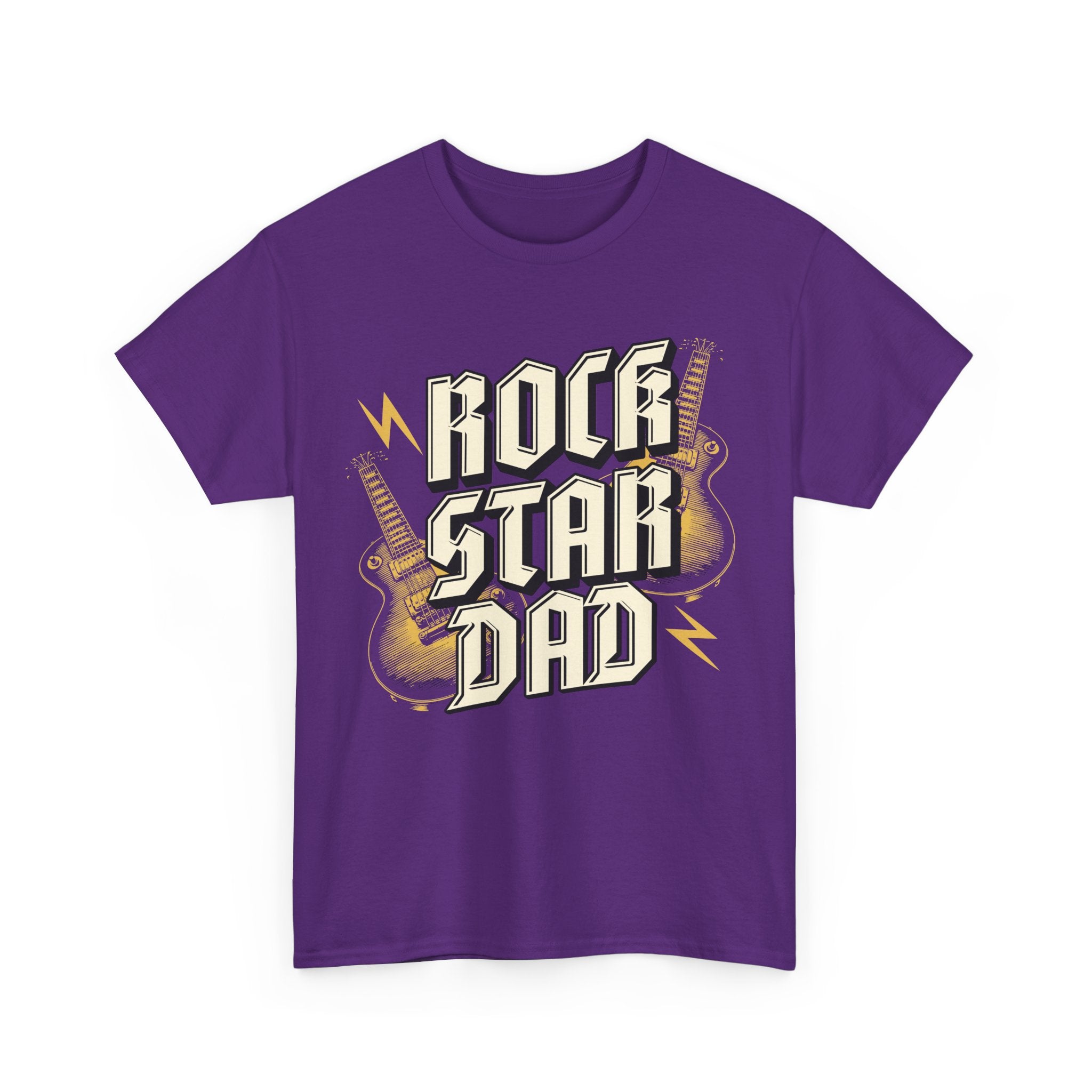 Rock Star Dad T-Shirt - Fathers Day Dads Birthday Gift Tee Shirt - NEW