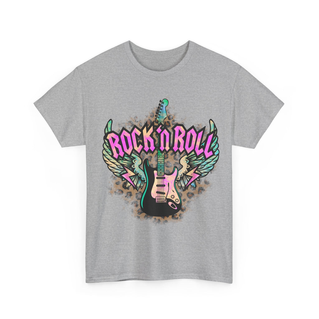 Rock n Roll Guitar T Shirt - Gift Tee Shirt For Guitarist Or Rock Fan