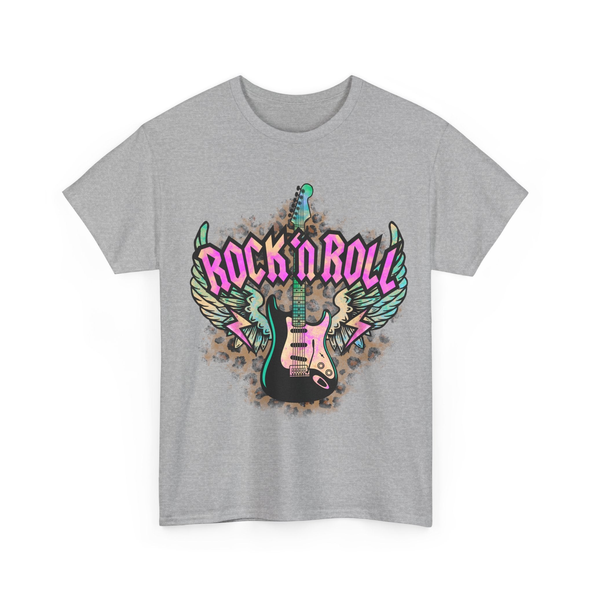 Rock n Roll Guitar T Shirt - Gift Tee Shirt For Guitarist Or Rock Fan