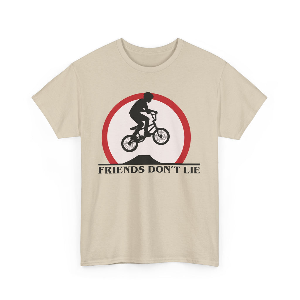 T‑Shirt - Friends Don't Lie - Stranger Things - BMX Rider Graphic Tee