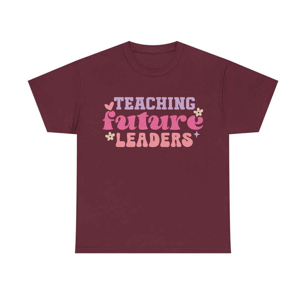 T-Shirt - Teaching Future Leaders - Tee Shirt Gift For Teachers Primary and Secondary - NEW