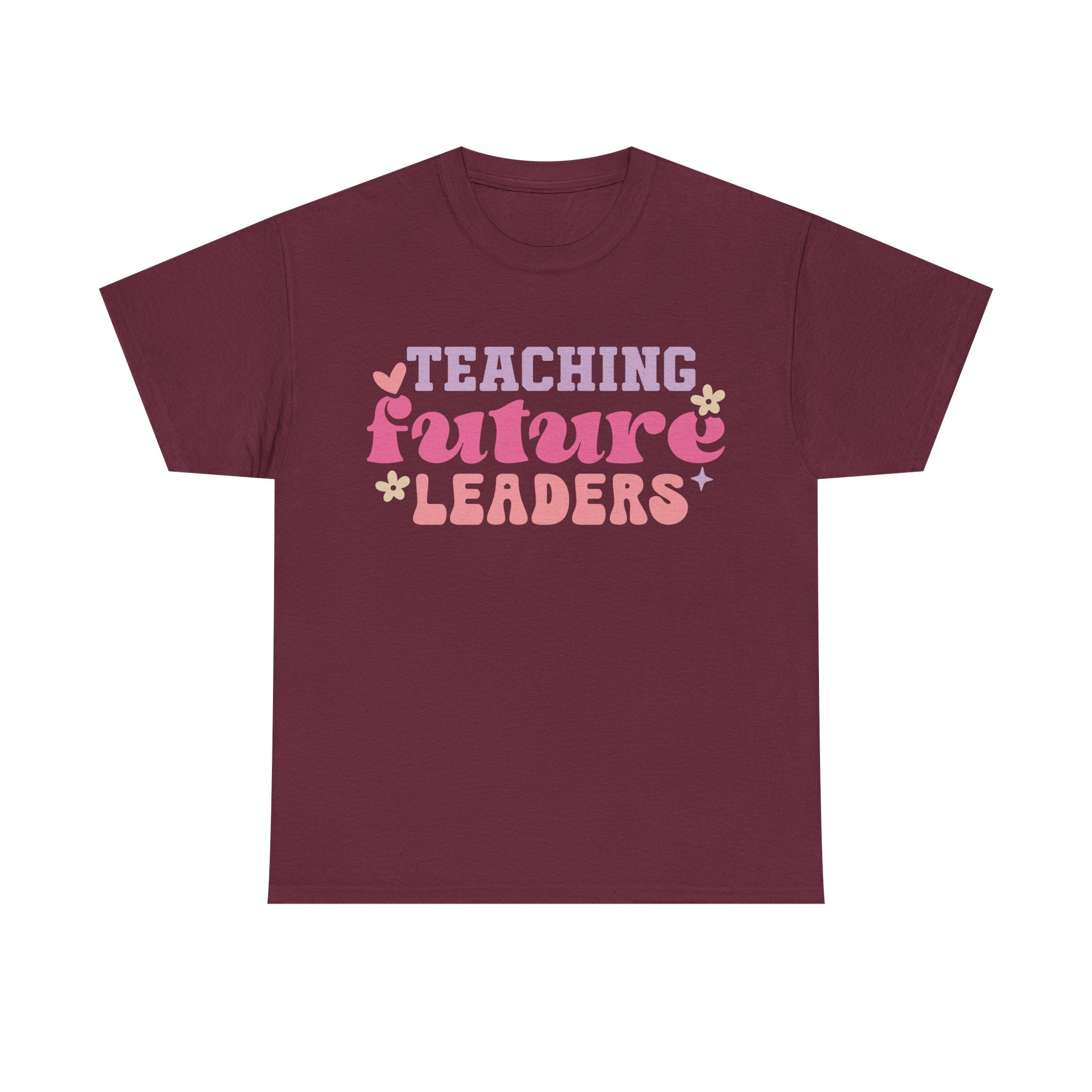 T-Shirt - Teaching Future Leaders - Tee Shirt Gift For Teachers Primary and Secondary - NEW