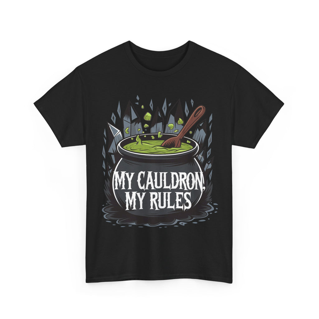 Funny Witch T-Shirt - My Cauldron My Rules - Wicken t Shirt - Gift Tee For Witches NEW