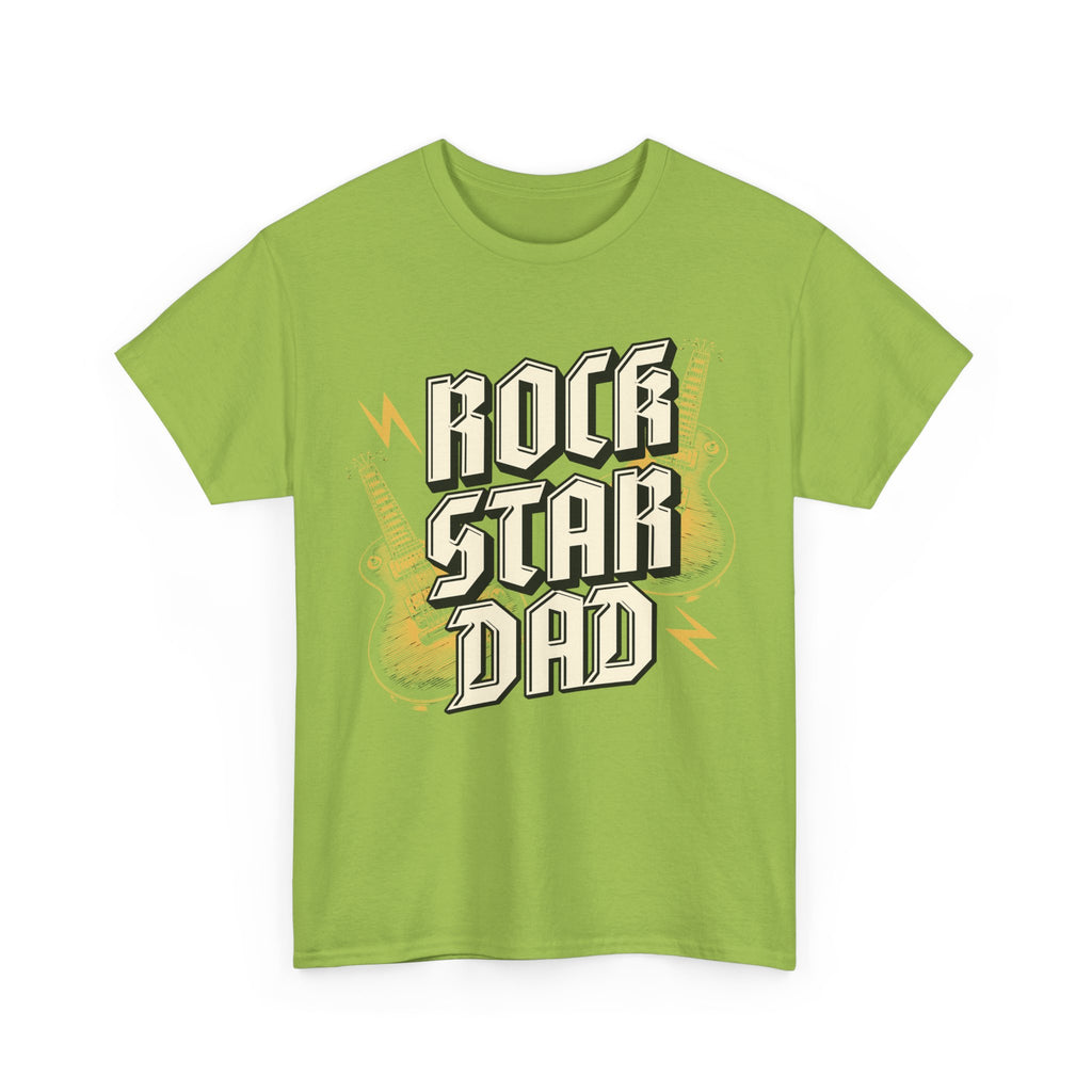 Rock Star Dad T-Shirt - Fathers Day Dads Birthday Gift Tee Shirt - NEW