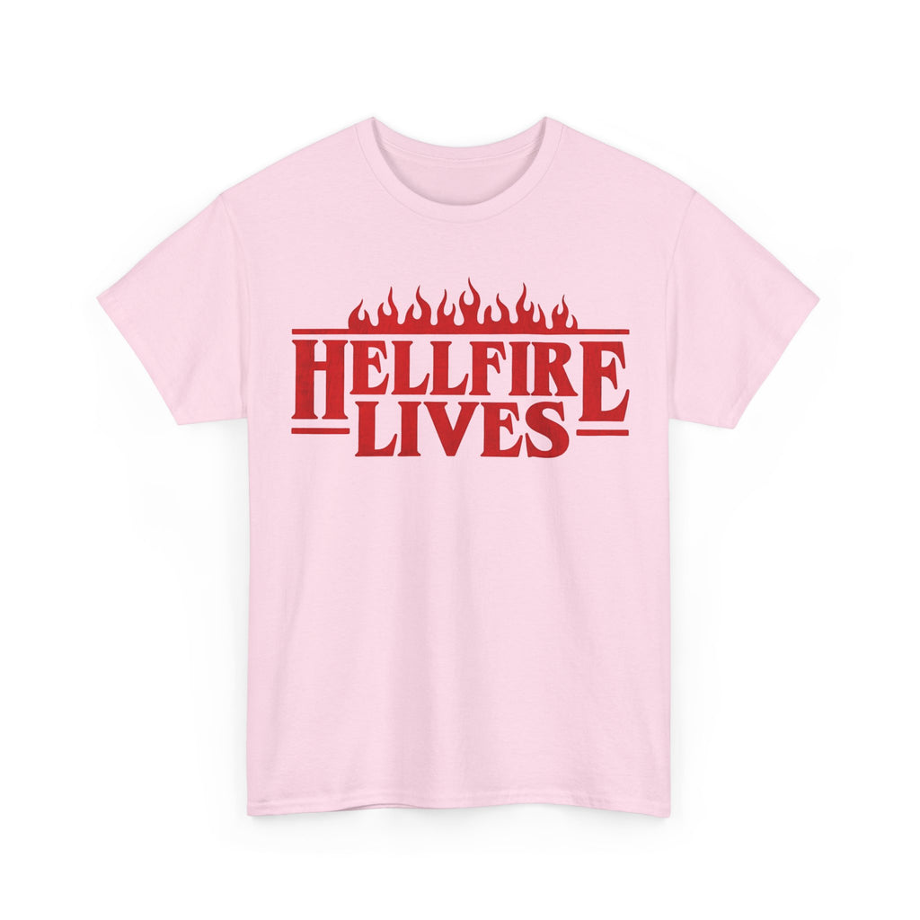 Hellfire Lives T-Shirt - Stranger Things Red Flame Graphic Tee Shirt - Hellfire Club Gift NEW