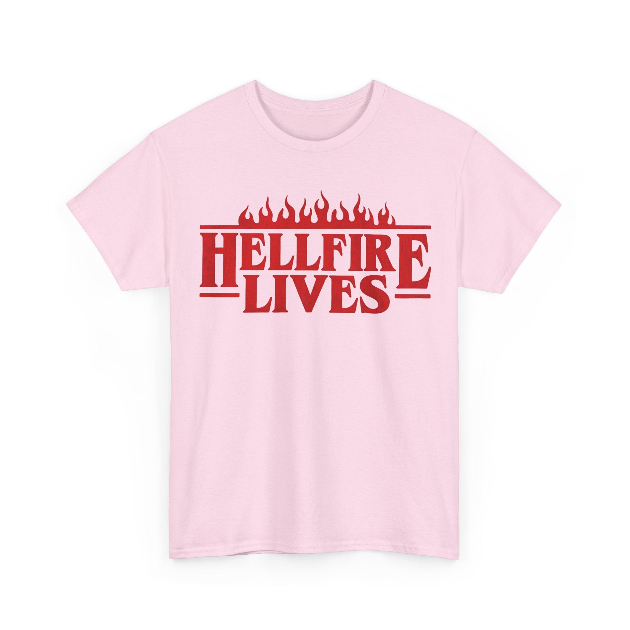 Hellfire Lives T-Shirt - Stranger Things Red Flame Graphic Tee Shirt - Hellfire Club Gift NEW