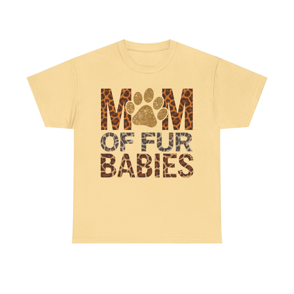 Mum Of Fur Babies Tee Shirt - Dog Lover T-Shirt - Funny Gift For Owner Of Dogs NEW
