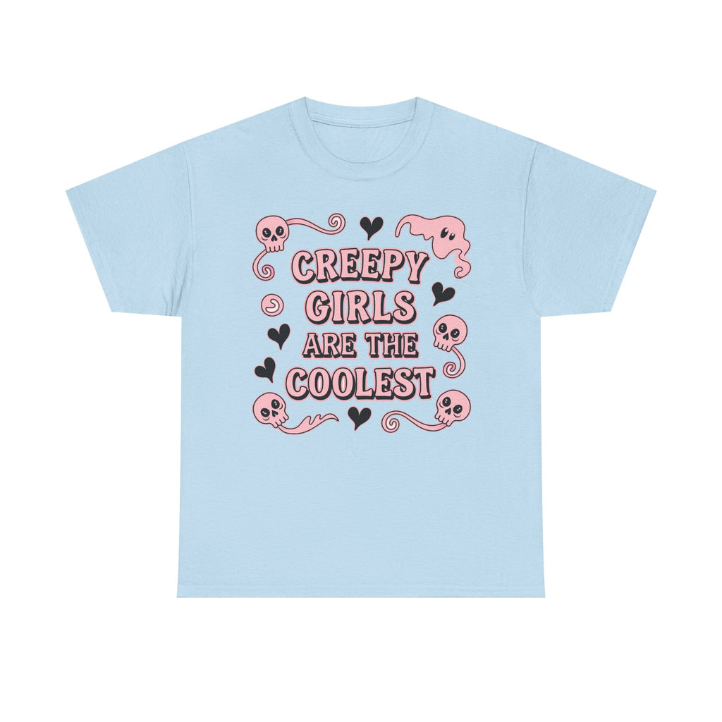Funny Witch T Shirt - Creepy Girls Are The Coolest - Tee Shirt For Witches - Wicken T-Shirt Gift NEW