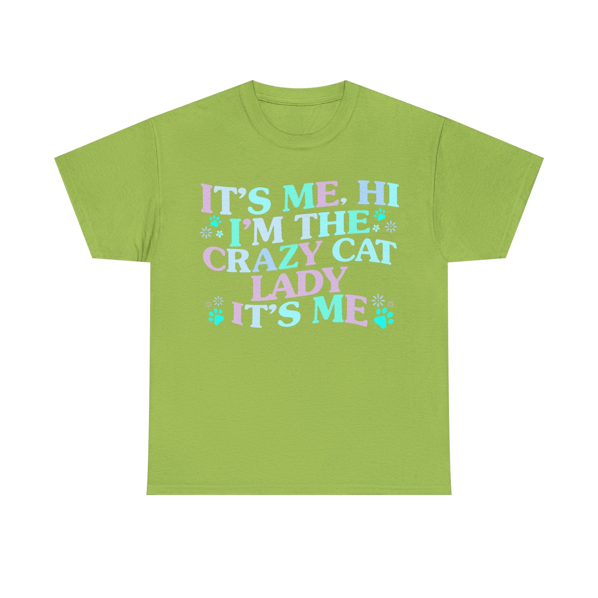 Its Me The Crazy Cat Lady Tee Shirt - Crazy Cat Lover T-Shirt - Funny Gift For Cat Owners NEW